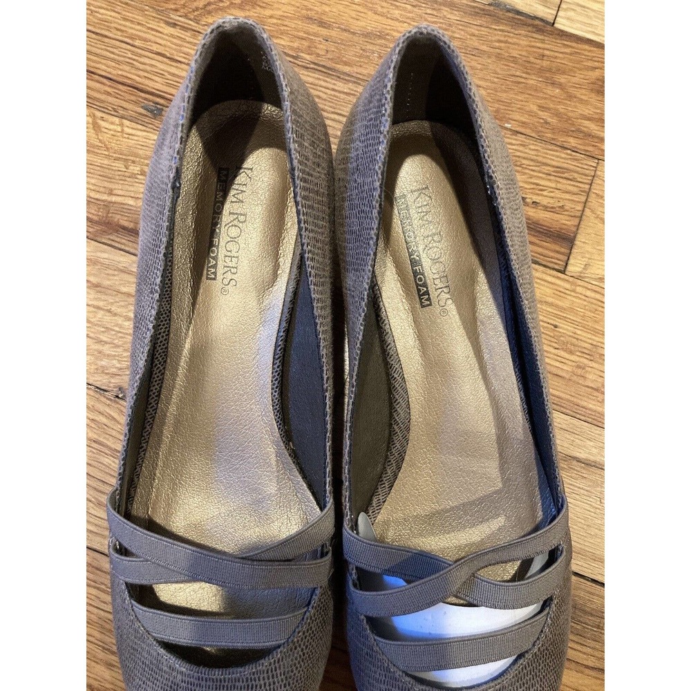 Kim Rogers Olissa Women's Faux Snakeskin Pumps Low Heel 6.5 M - Picture 7 of 7